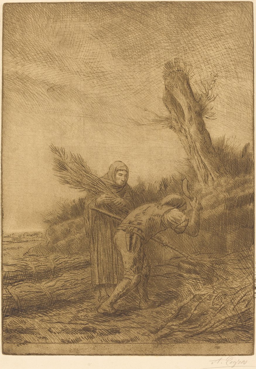 Twig-makers by Alphonse Legros