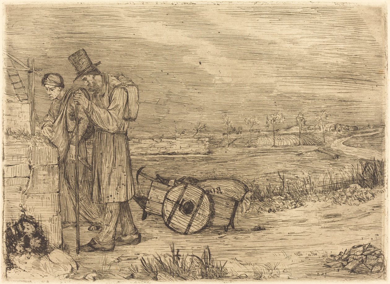 Vagabonds of Montrouge by Alphonse Legros