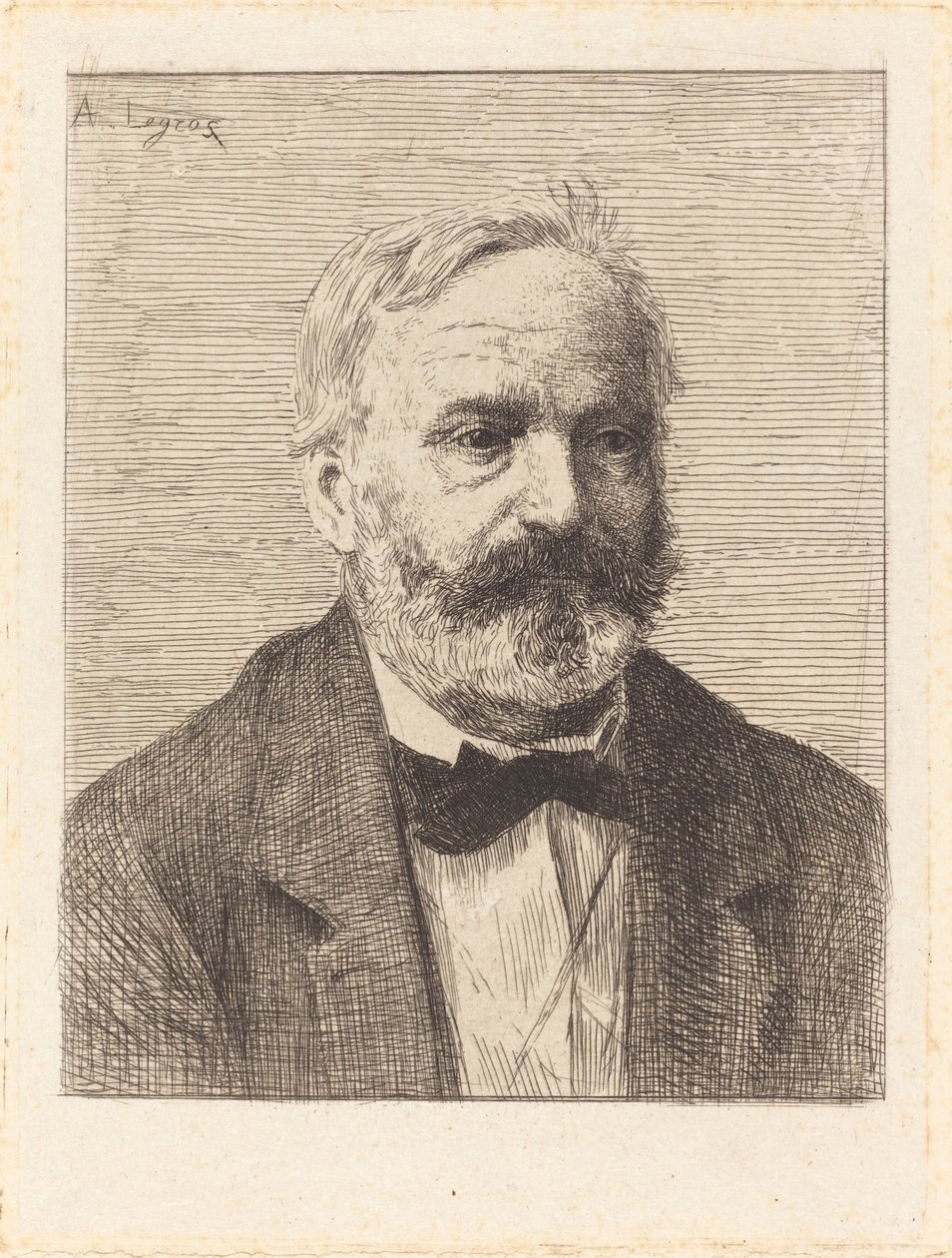 Victor Hugo, 1st Plate by Alphonse Legros