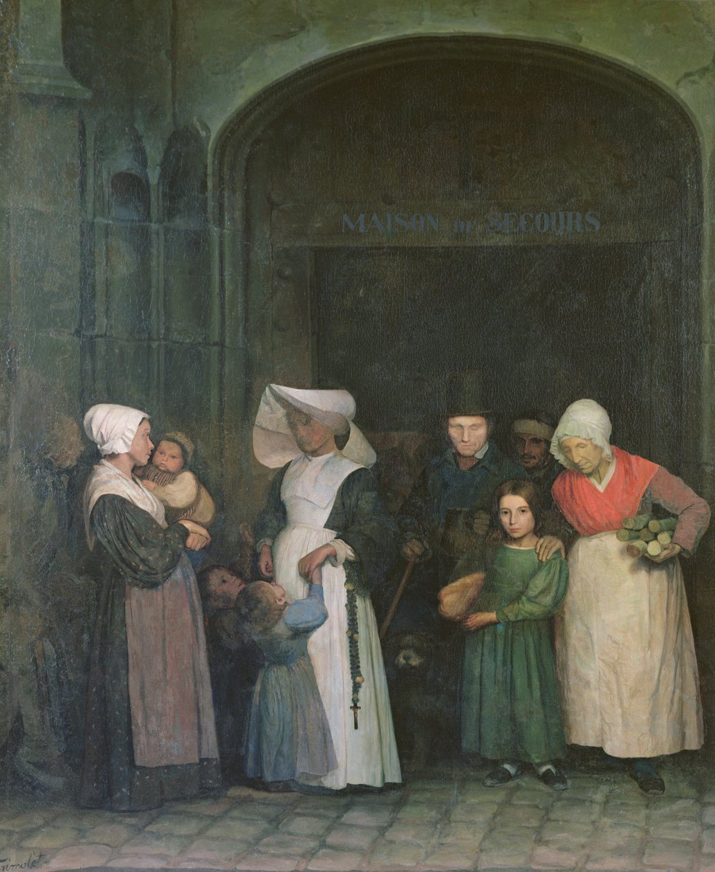 The House of Refuge, c.1840 by Alphonse Louis Pierre Trimolet