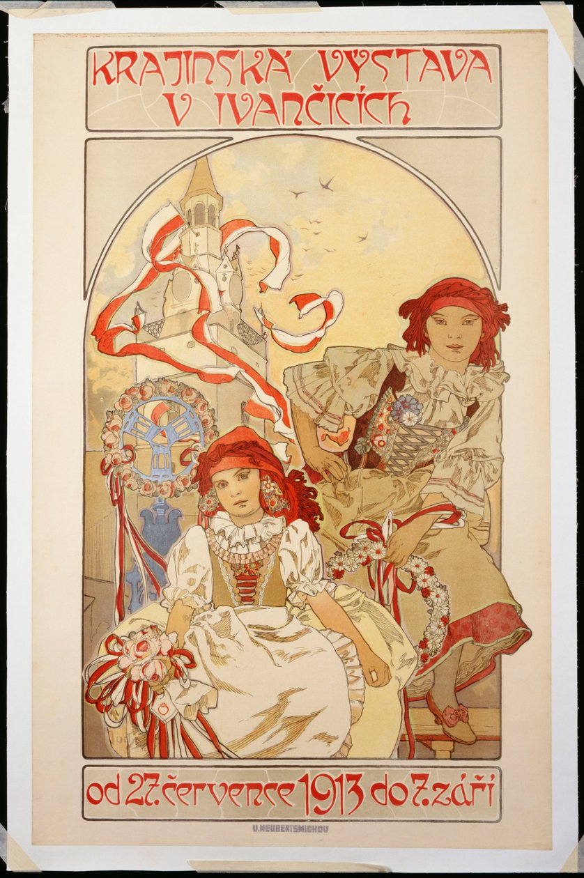 Krajinska Vystava V Ivancicich, 1912 by Alphonse Mucha