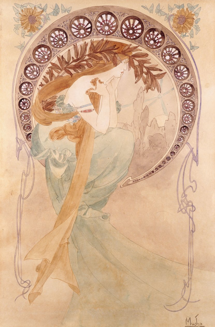Poetry by Alphonse Mucha