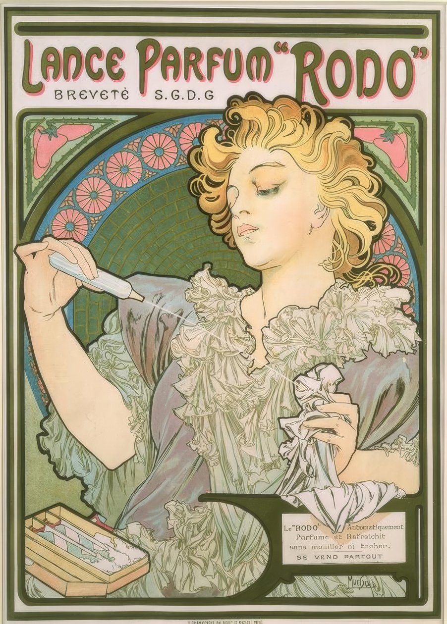 Perfume Lance Rodo by Alphonse Mucha