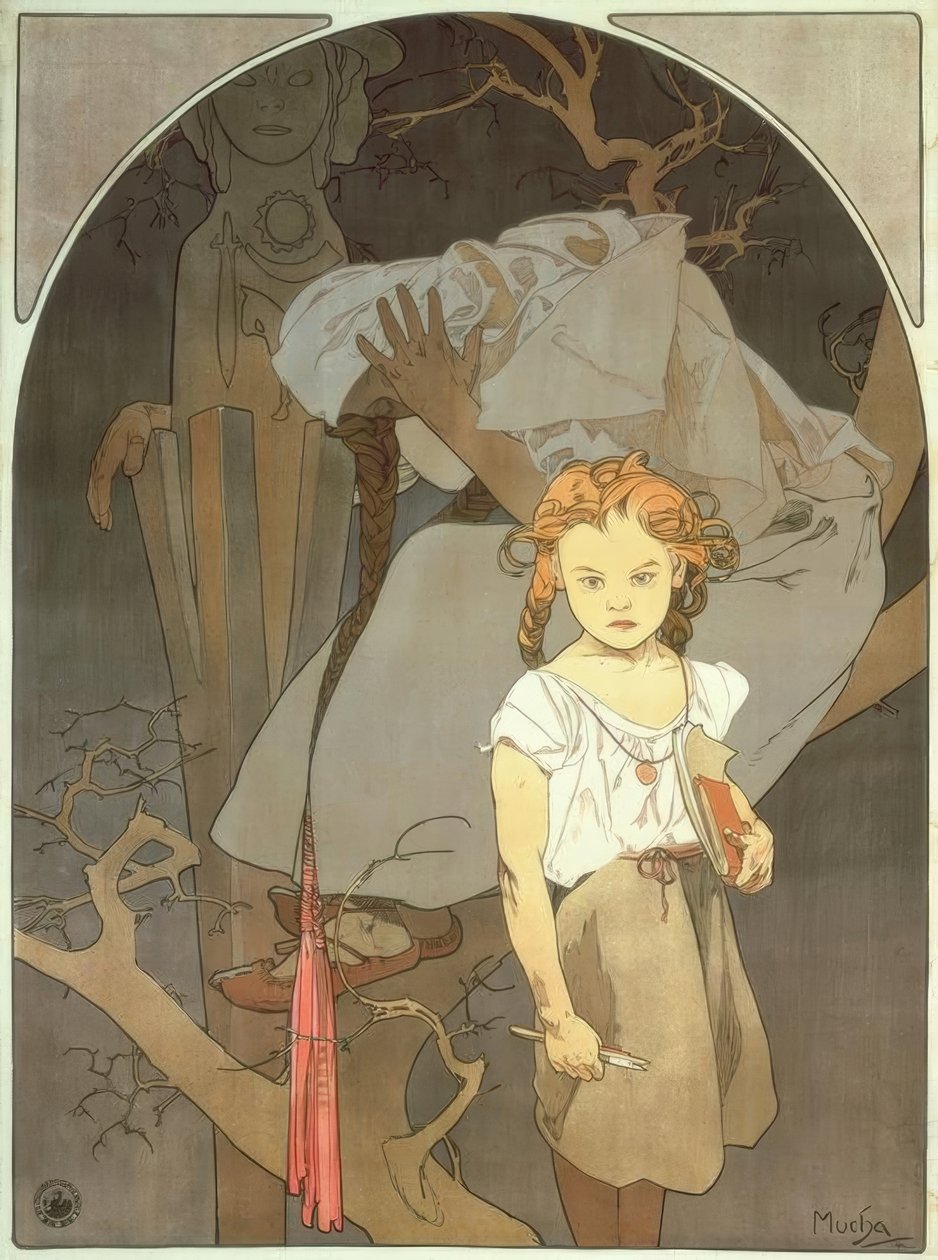 Lottery of the Moravian Southwest by Alphonse Mucha