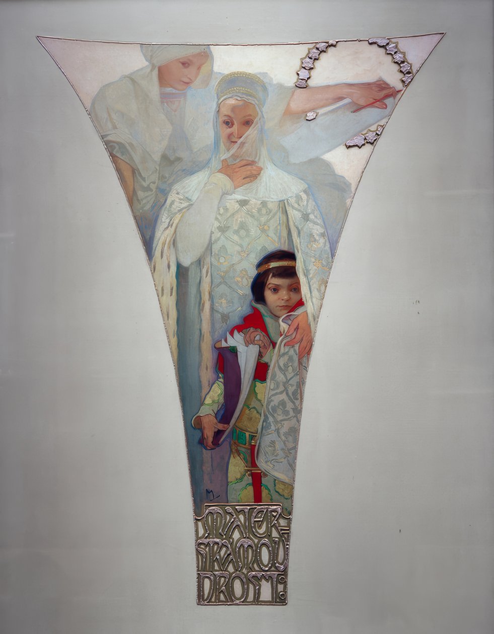 Maternal Wisdom – Eliska Premyslovna by Alphonse Mucha