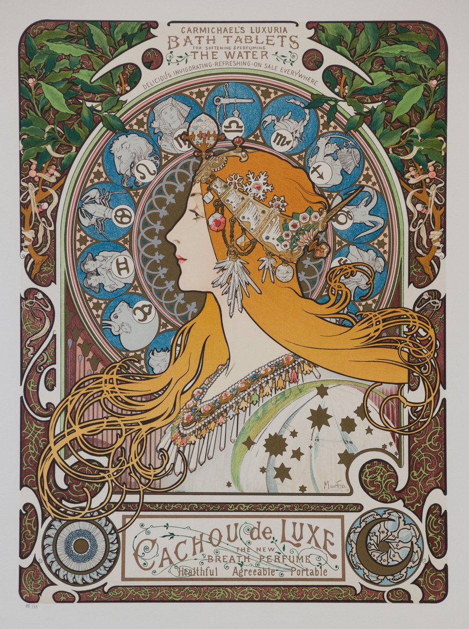 Zodiac by Alphonse Mucha