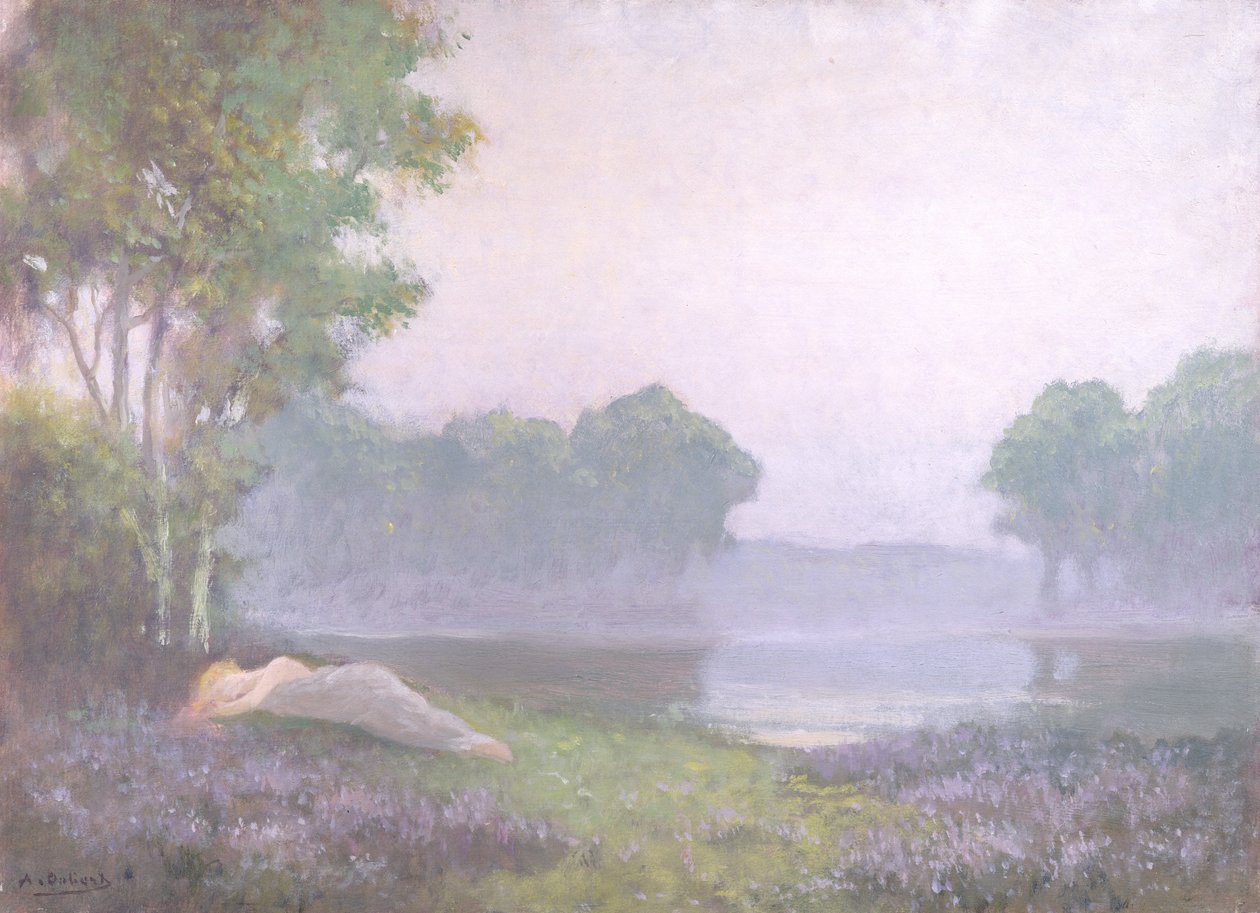 Asleep in the Heather, Morning, 1935 by Alphonse Osbert