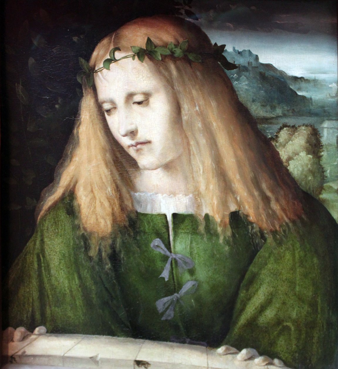 Narcissus at the Fountain by Altobello Melone