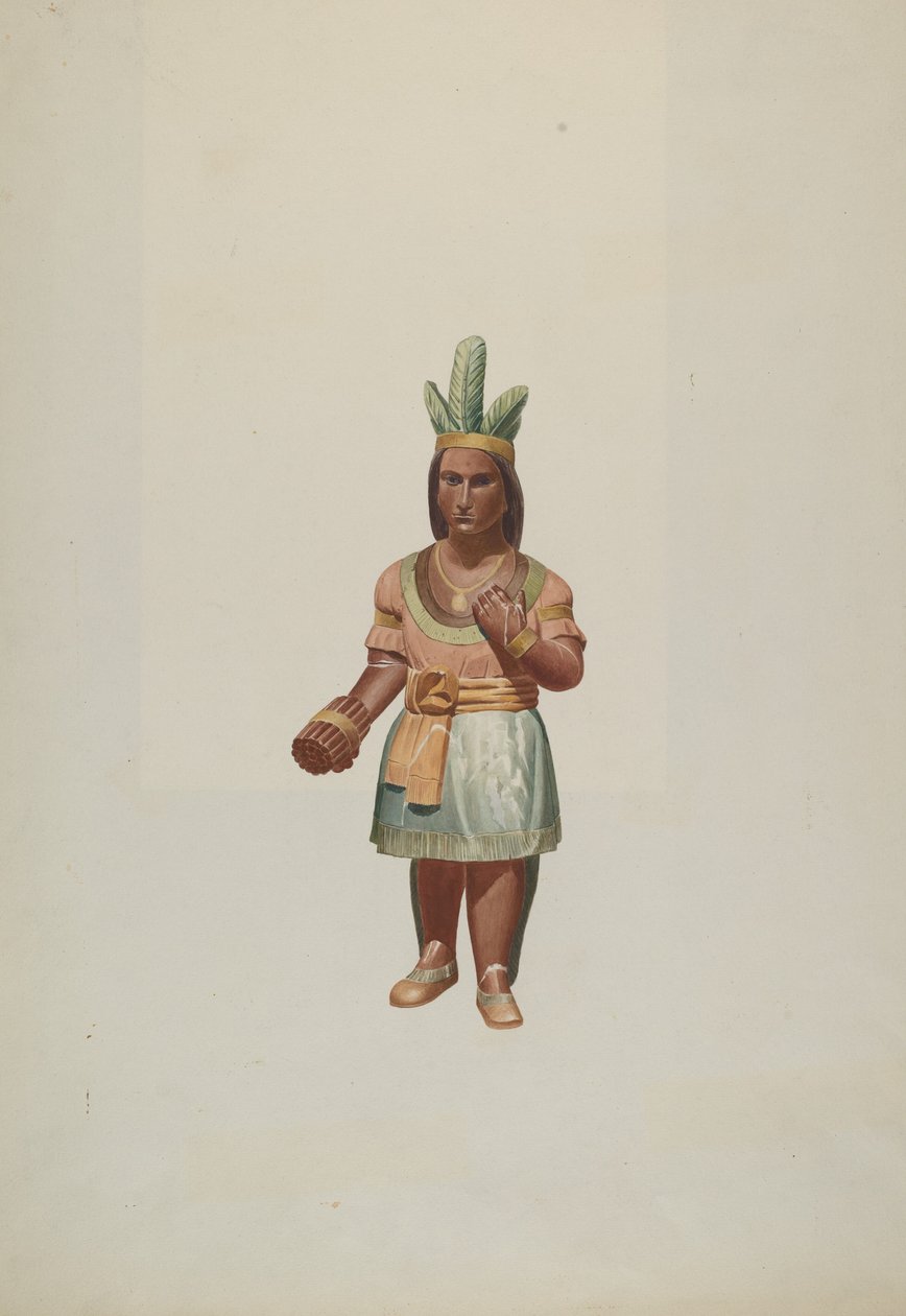 Cigar Store Indian by Alton K. Skillin