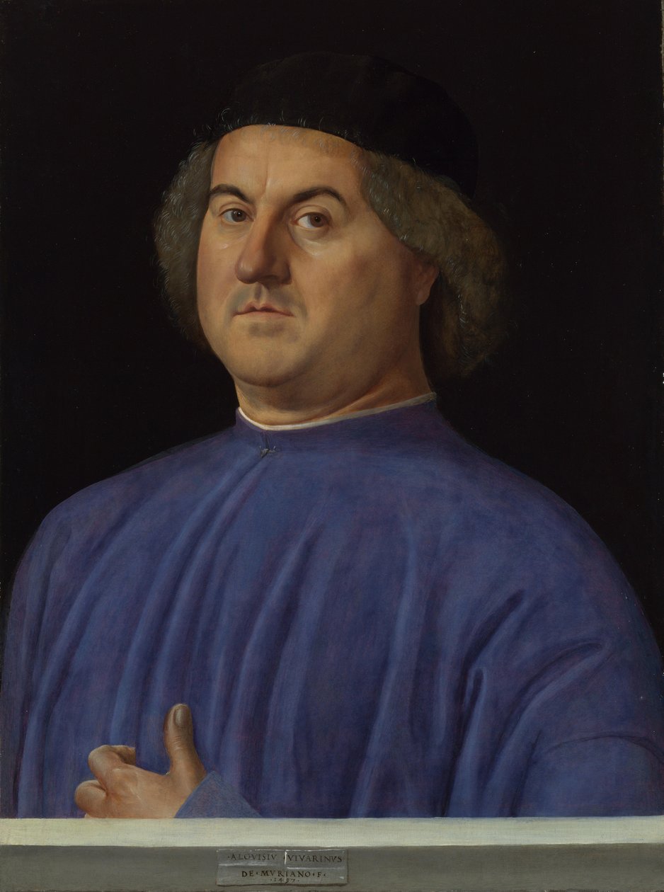 Portrait of a Man by Alvise Vivarini