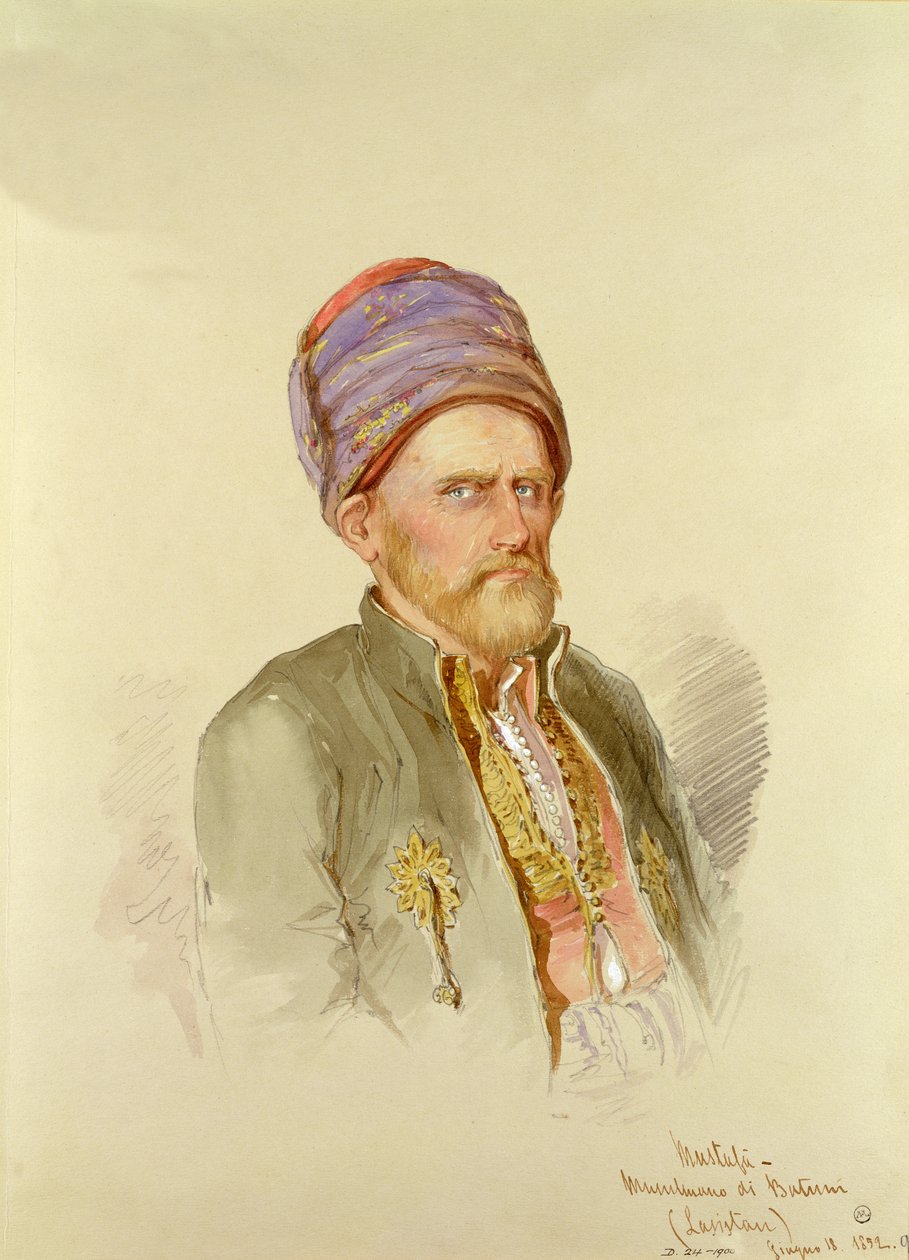 Mustapha - Moslem from Batum, c.1852 by Amadeo Preziosi