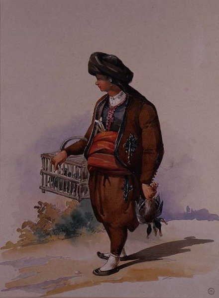 A Duck Seller by Amadeo Preziosi