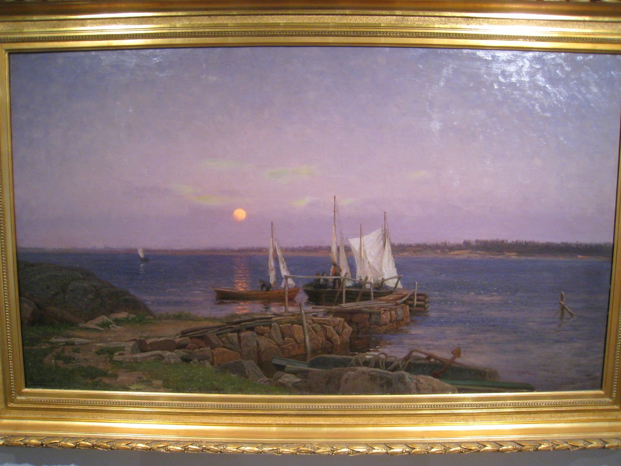 Summer Night at Arisholmen by Amaldus Nielsen