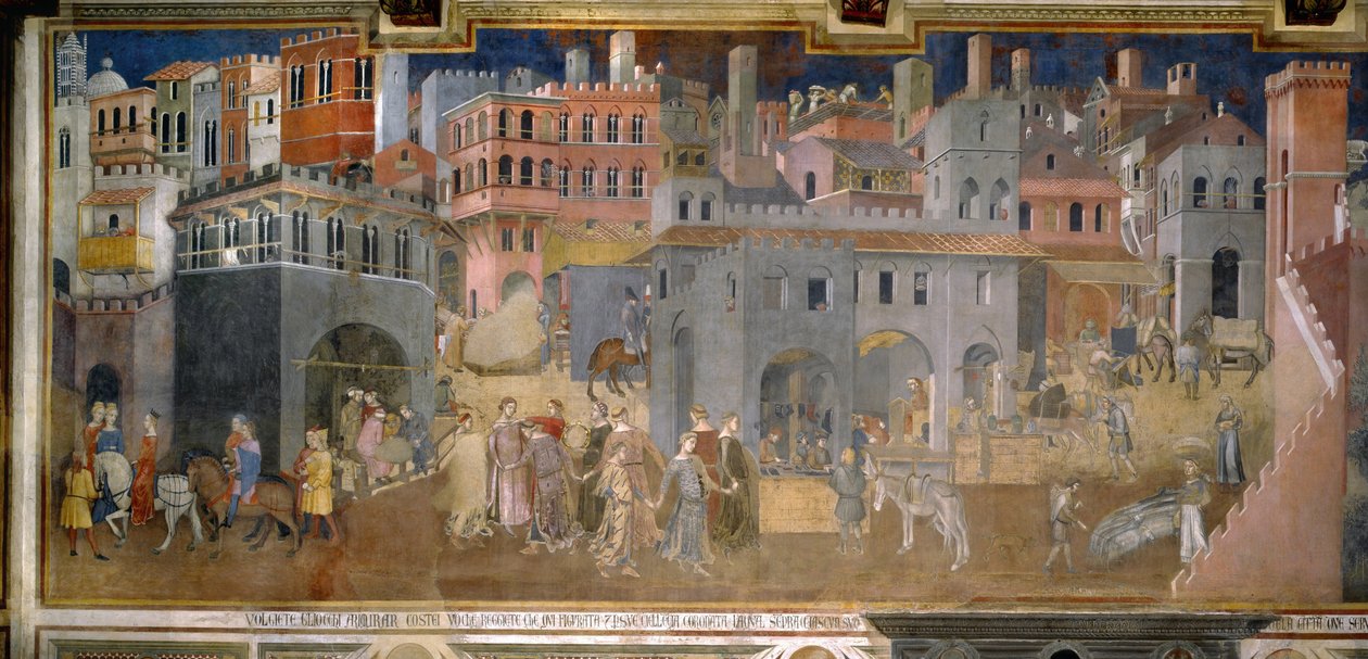 The Effects of Good Government in Cities by Ambrogio Lorenzetti