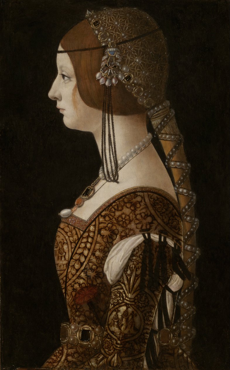 Bianca Maria Sforza by Ambrogio de Predis