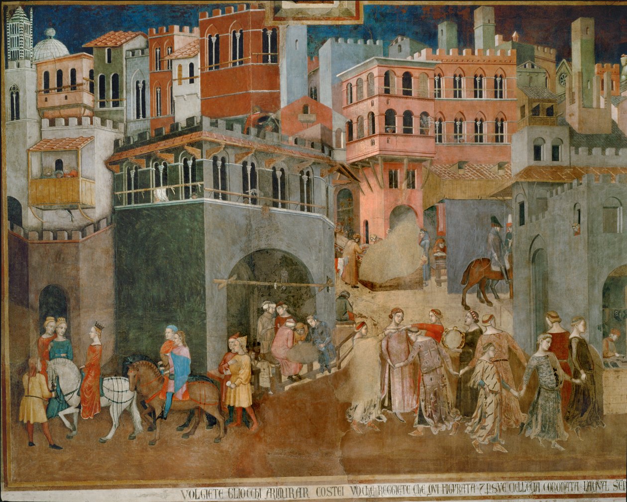 The Blessings of Good Government by Ambrogio Lorenzetti