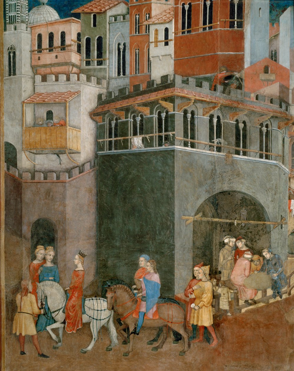 The Blessings of Good Government by Ambrogio Lorenzetti