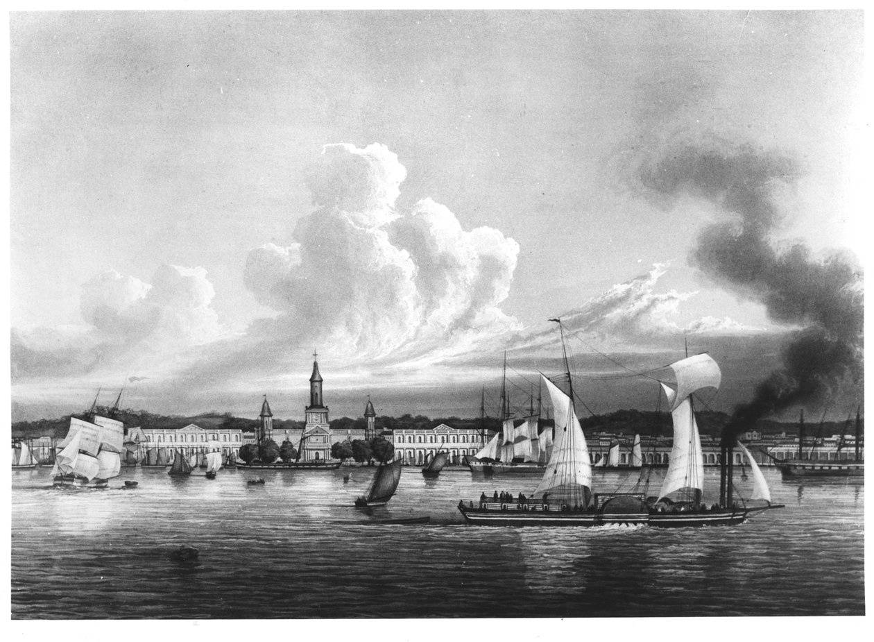 View of New Orleans by Ambroise Louis Garneray