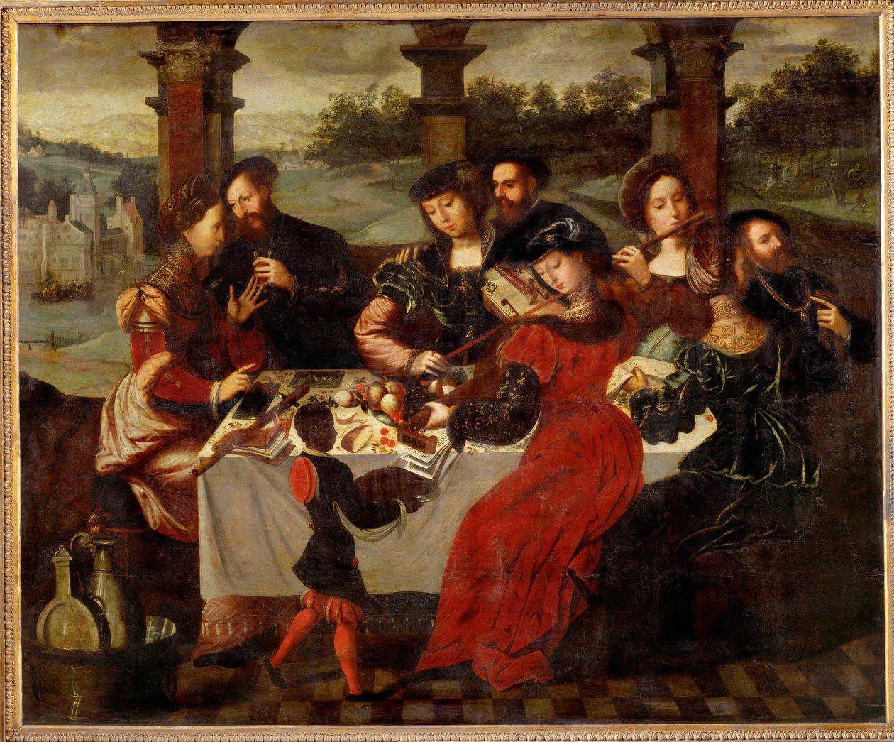 The Concert After the Meal by Ambrosius Benson