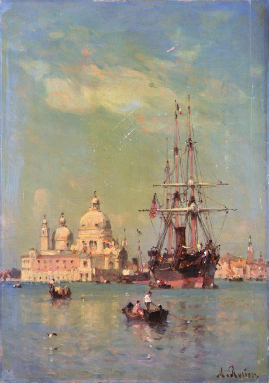 View of Venice by Amedee Rosier