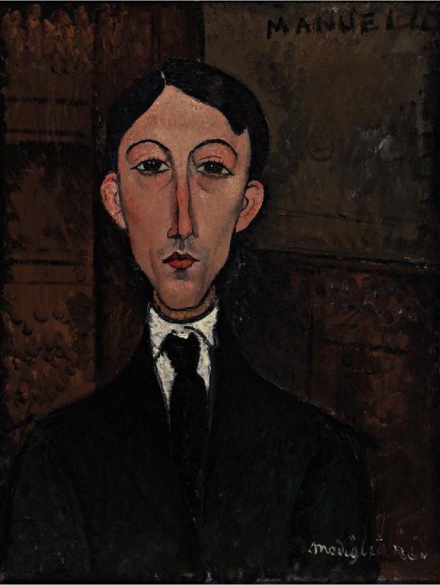 Bust of Manuel Humbert by Amedeo Modigliani