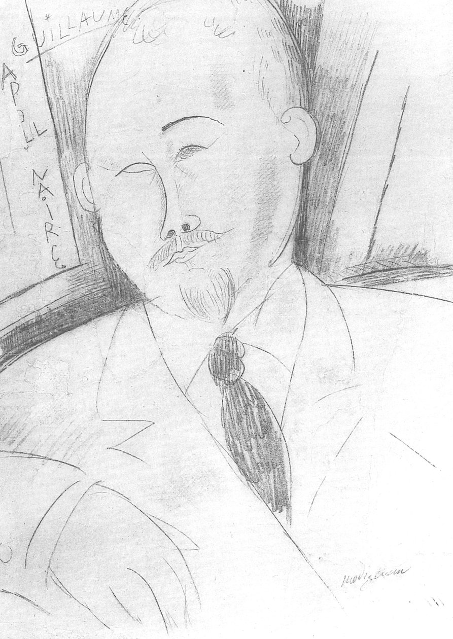 Guillaume Apollinaire by Amedeo Modigliani