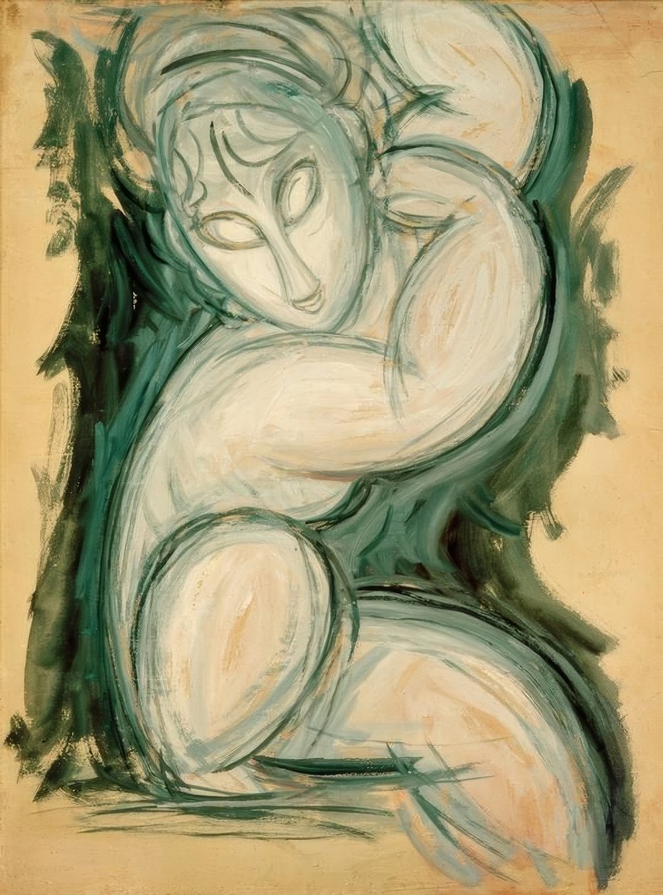 Caryatid by Amedeo Modigliani