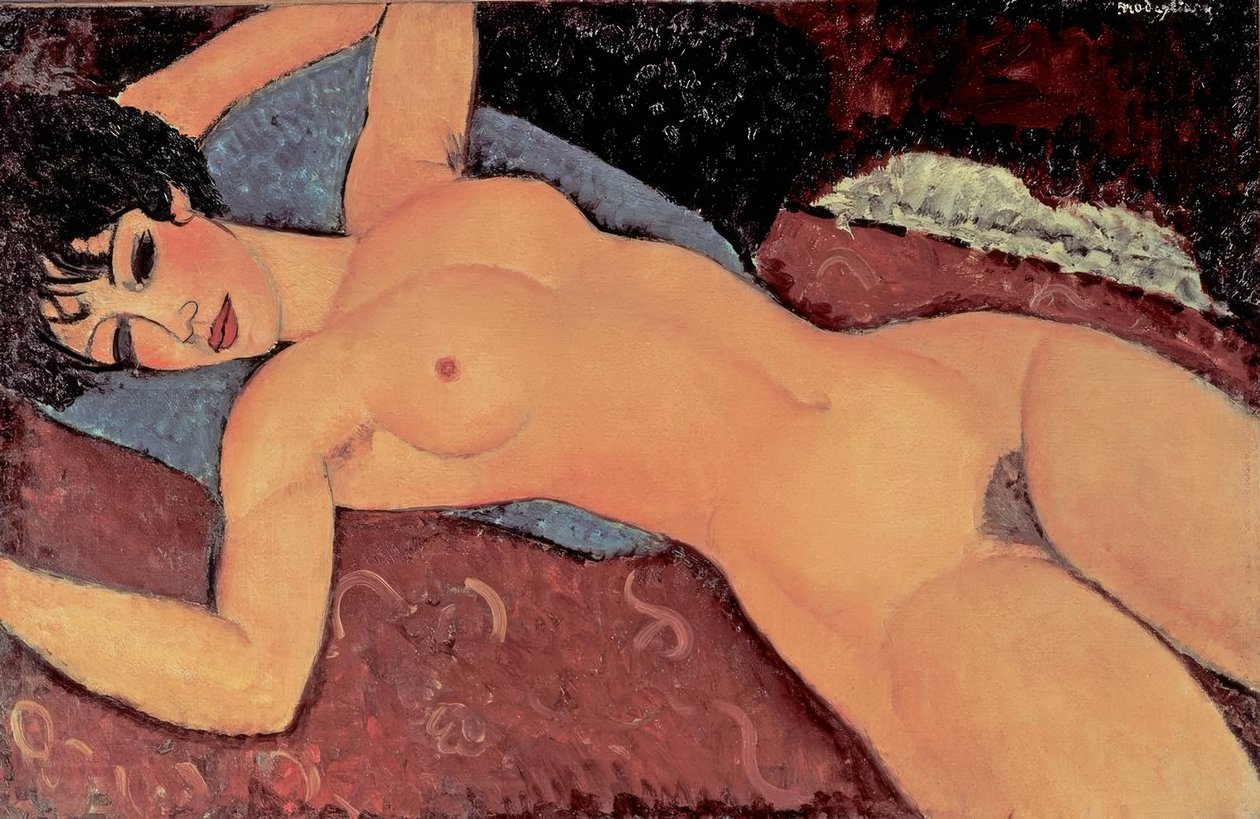 Red Nude by Amedeo Modigliani
