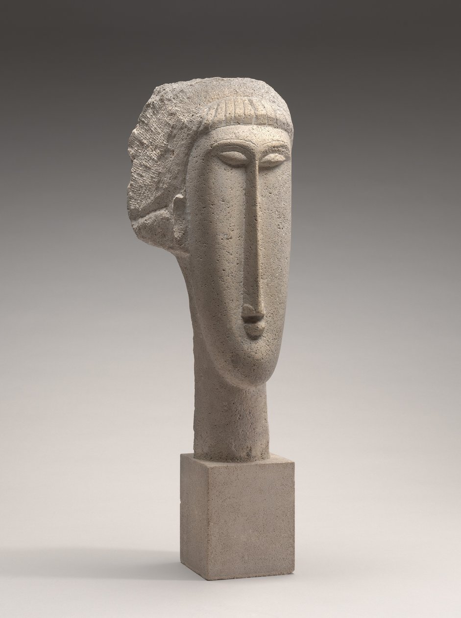 Head of a Woman, c.1910-1911 by Amedeo Modigliani