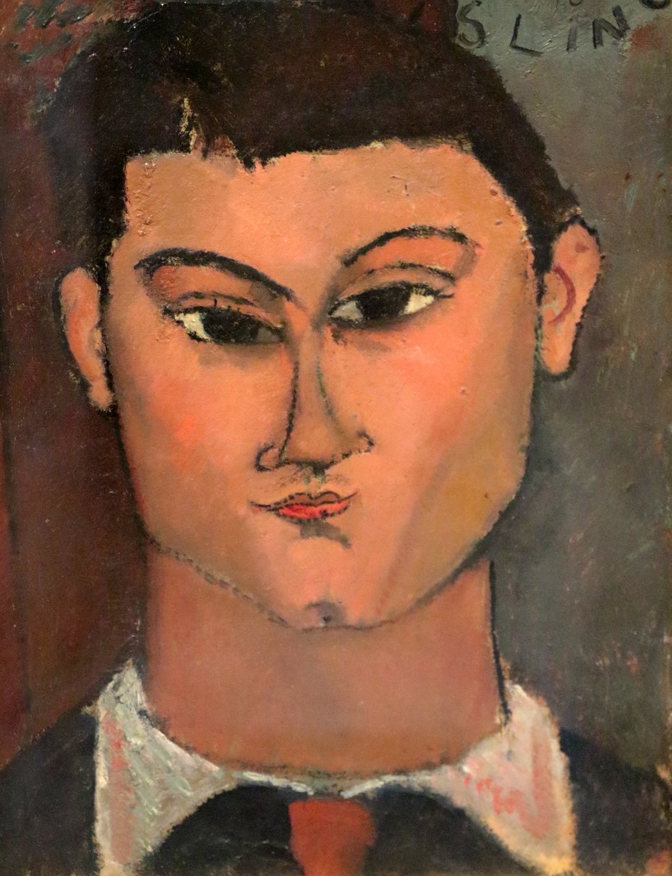 Portrait of the Painter Moïse Kisling by Amedeo Modigliani