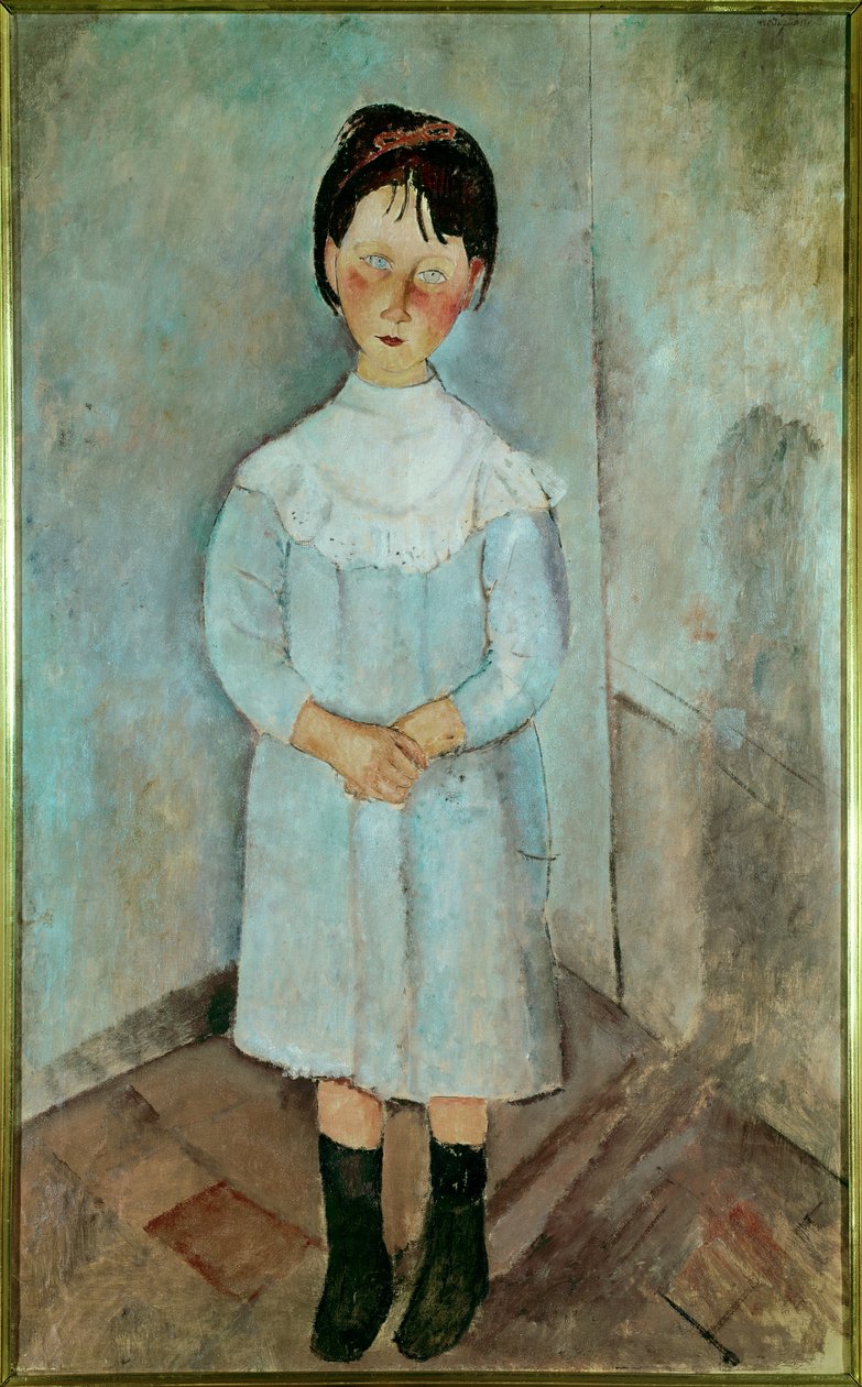 Little Girl in Blue by Amedeo Modigliani
