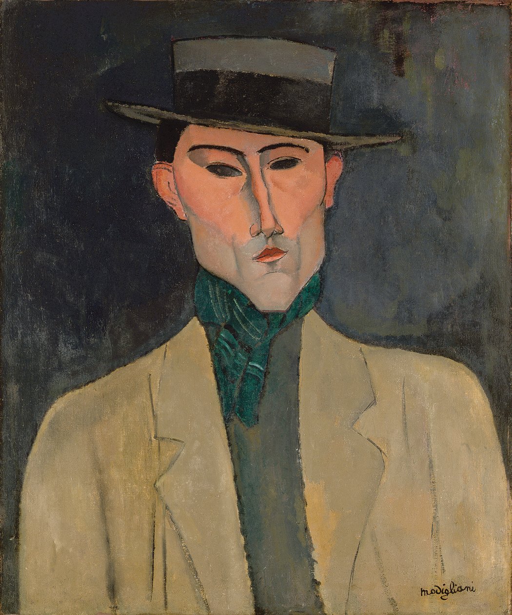 Man in a Hat by Amedeo Modigliani