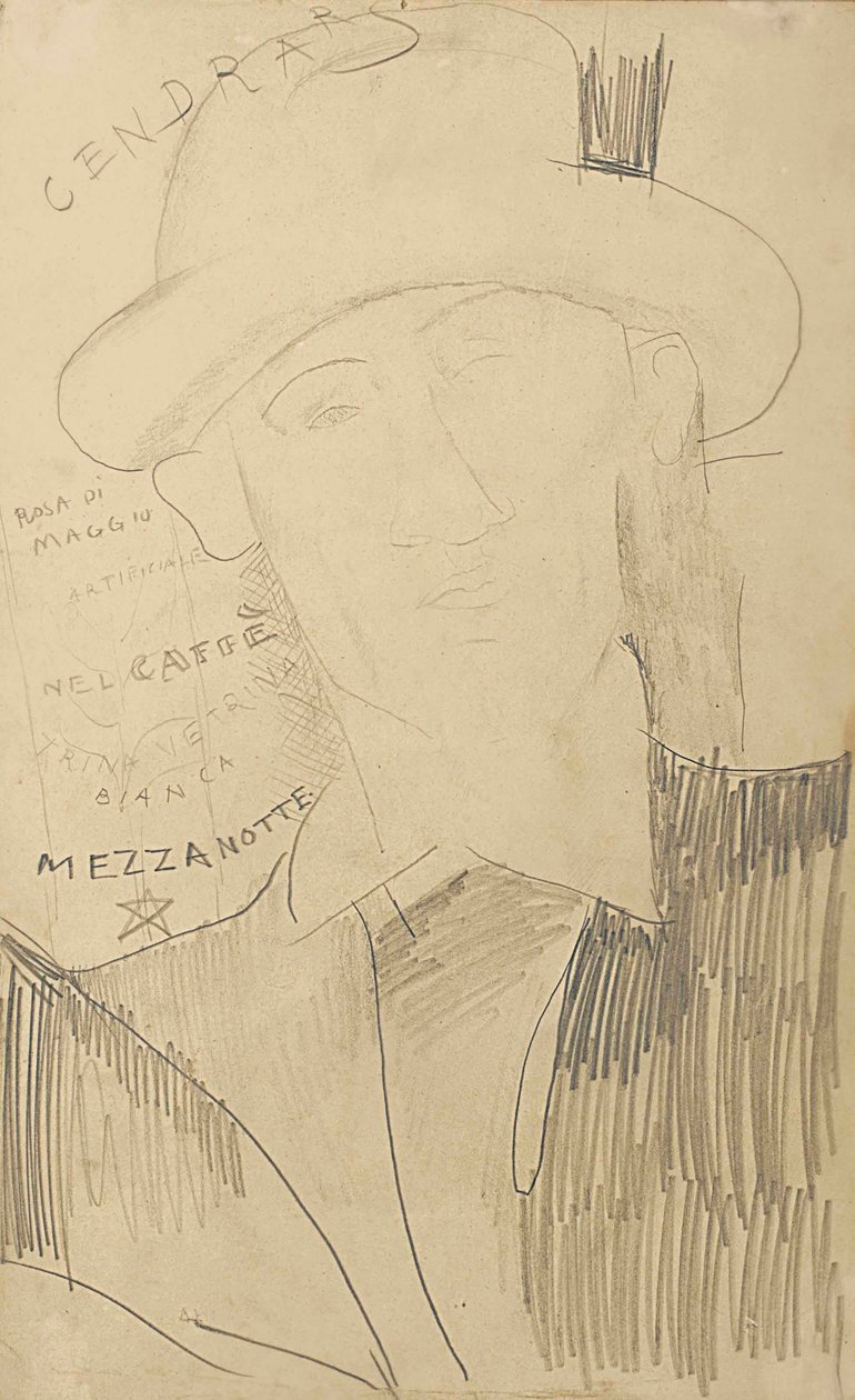 Portrait of Blaise Cendrars by Amedeo Modigliani