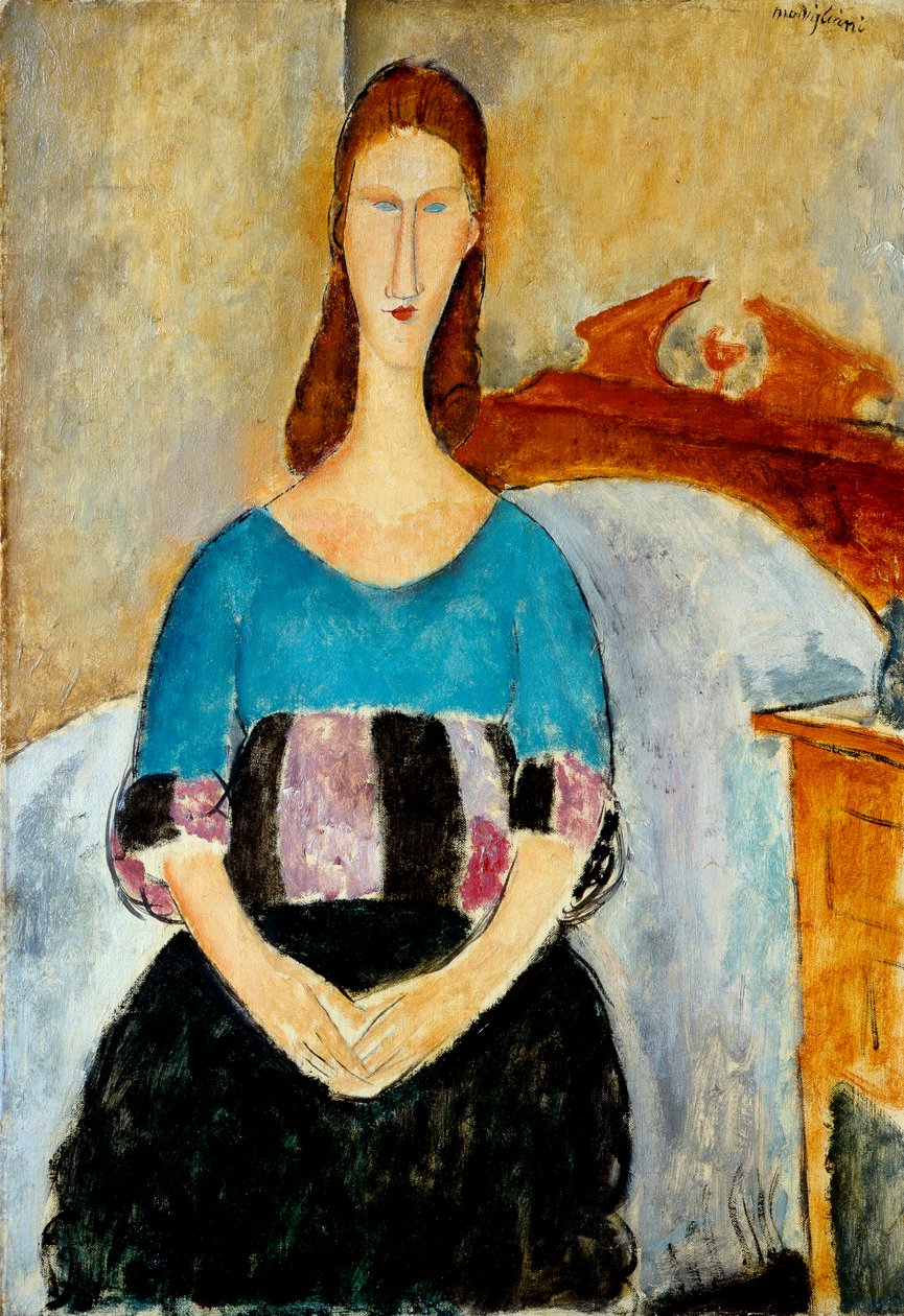 Portrait of Jeanne Hébuterne by Amedeo Modigliani