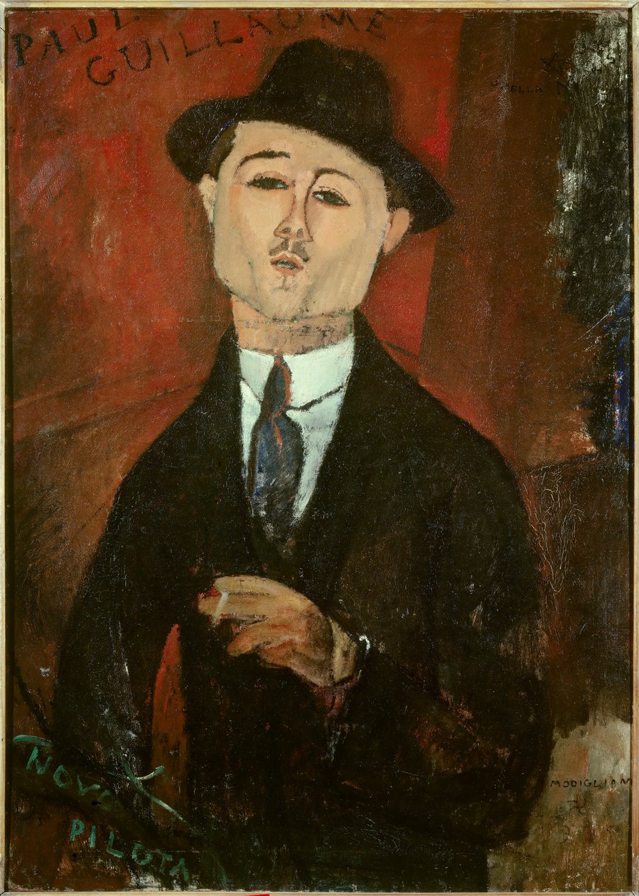 Portrait of Paul Guillaume by Amedeo Modigliani