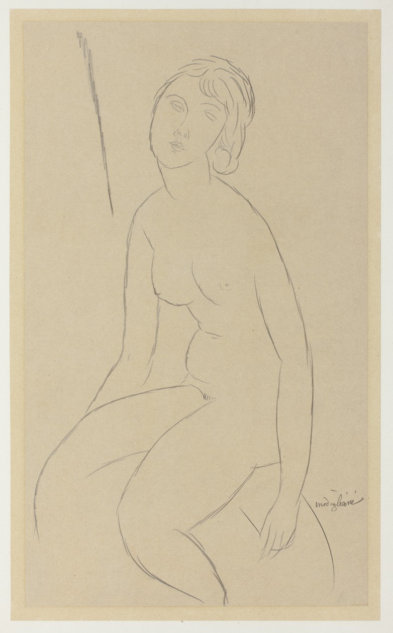 Seated Nude by Amedeo Modigliani