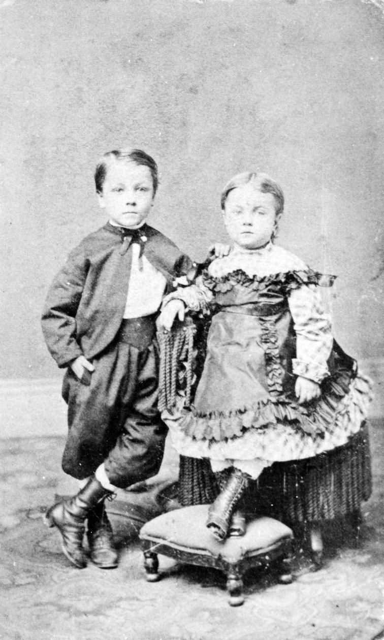 Portrait of a Brother and Sister by American Photographer