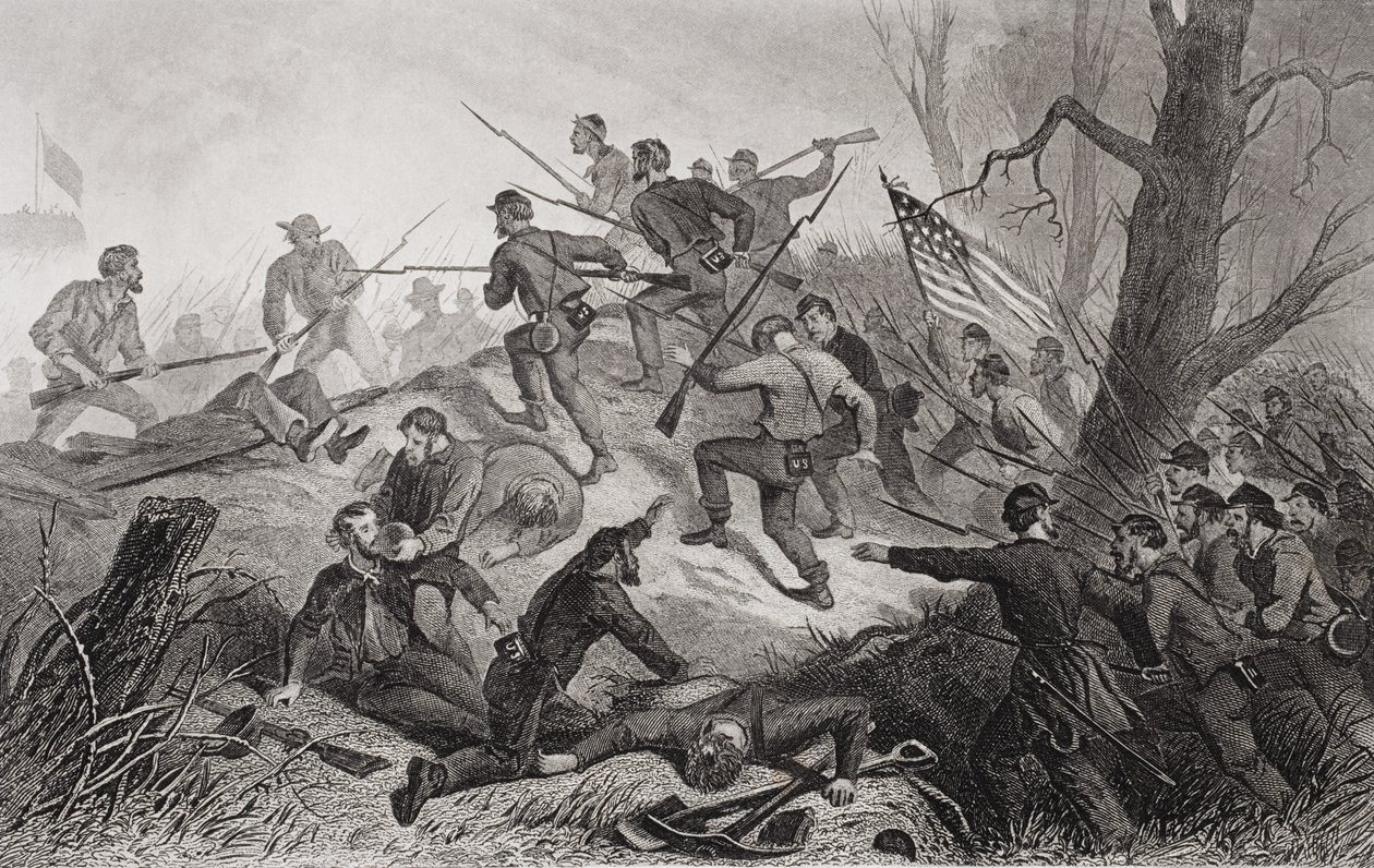Charge on Fort Donelson, Tennessee by American School