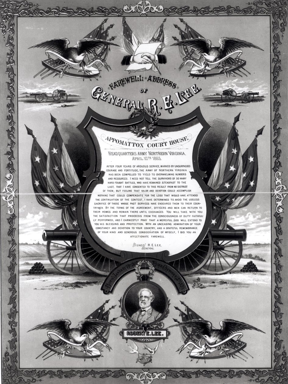 Farewell Address of General Robert E. Lee (published by Burk and McFetridge, 1883) by American School