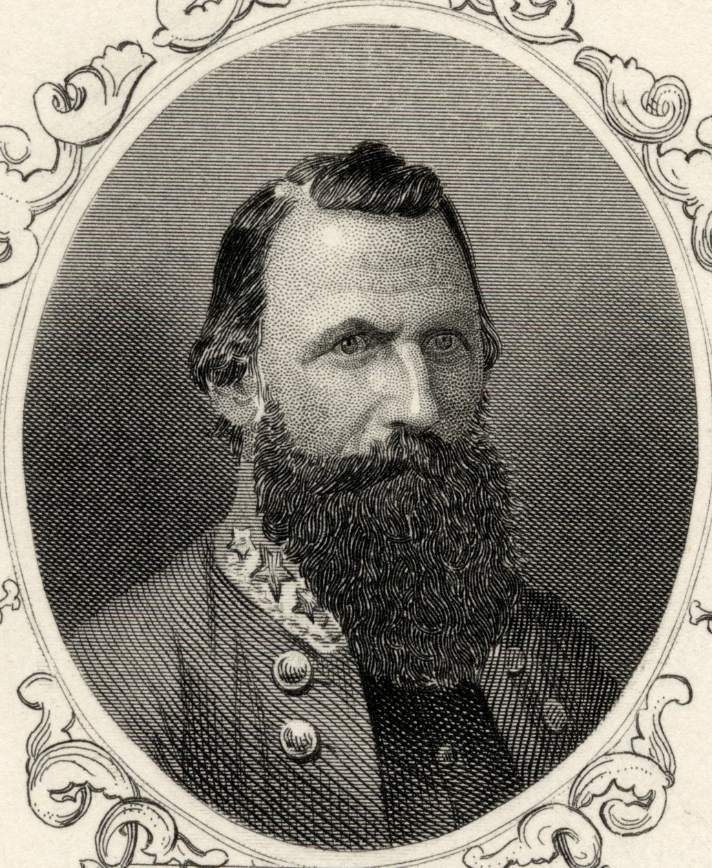 Portrait of Major-General J.E.B. Stuart by American School