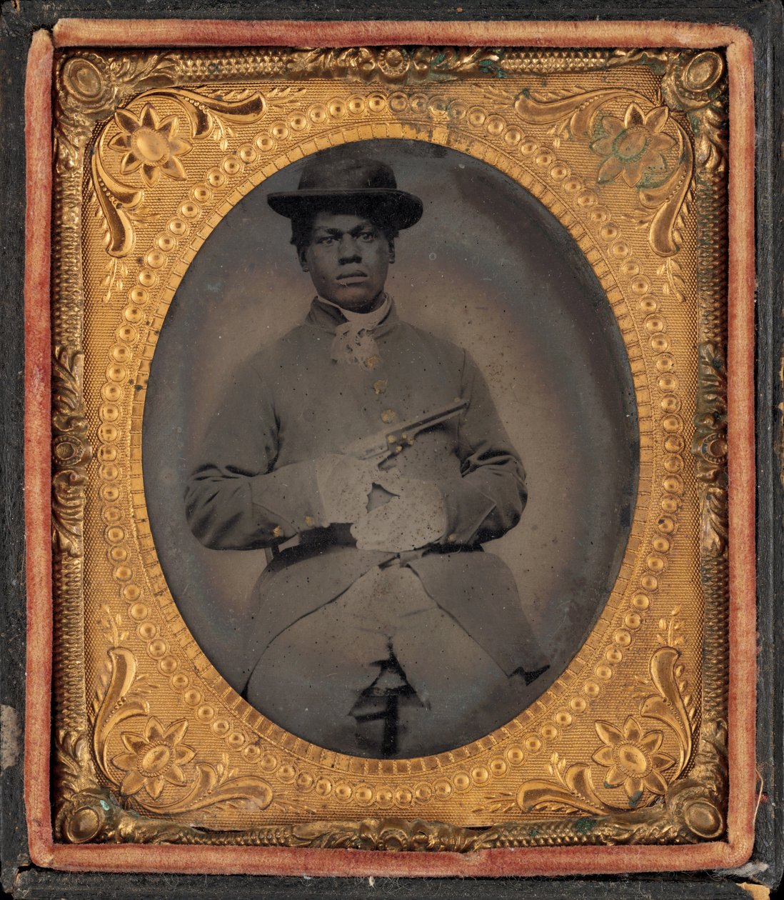 Portrait of a USCT Private by American 19th Century