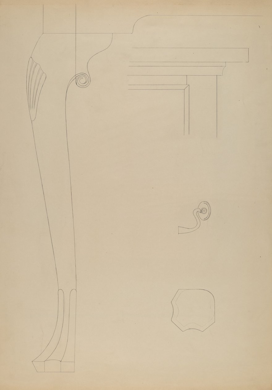 Gaming Table by American 20th Century