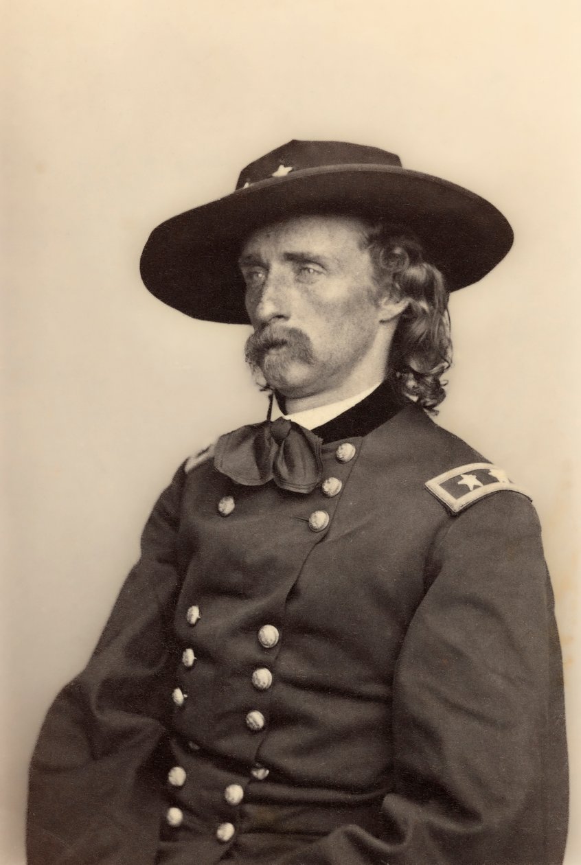 George Armstrong Custer. Portrait by American Photographer