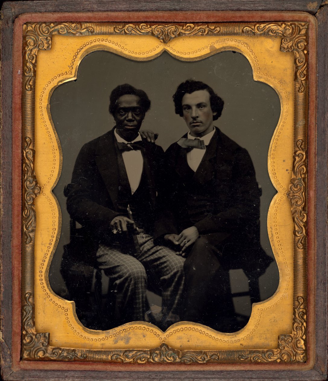 Portrait of Two Men, c. 1860 by American Photographer