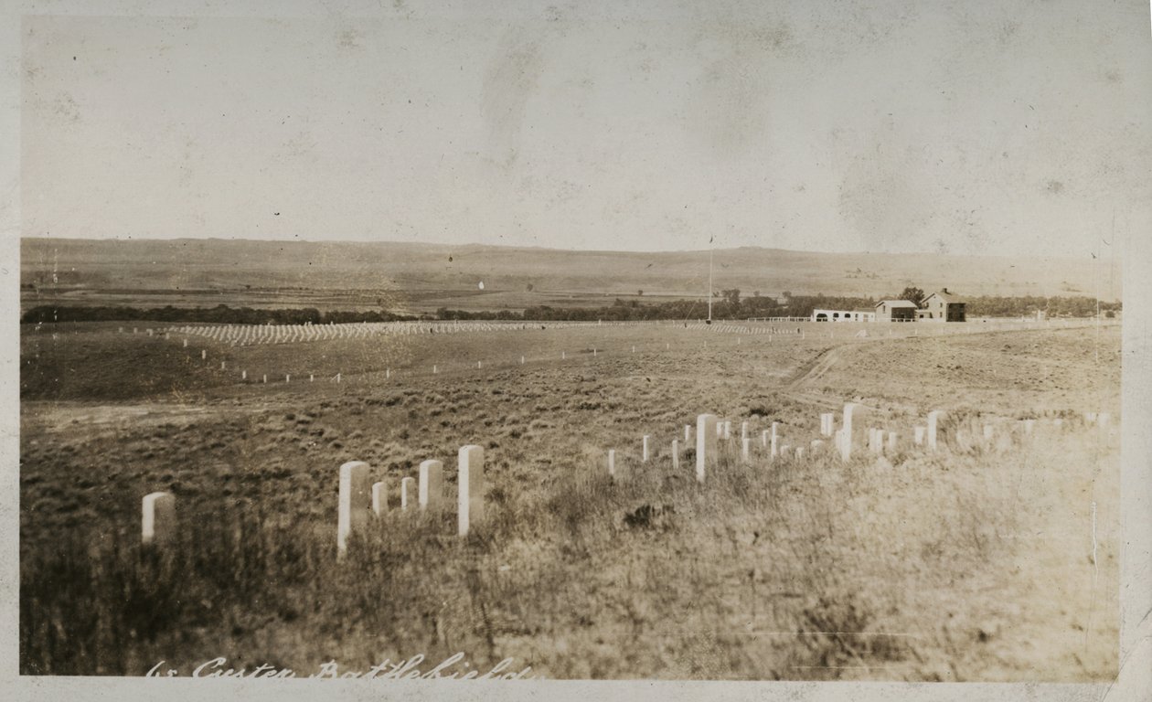 Scene at Custer Battlefield by American Photographer