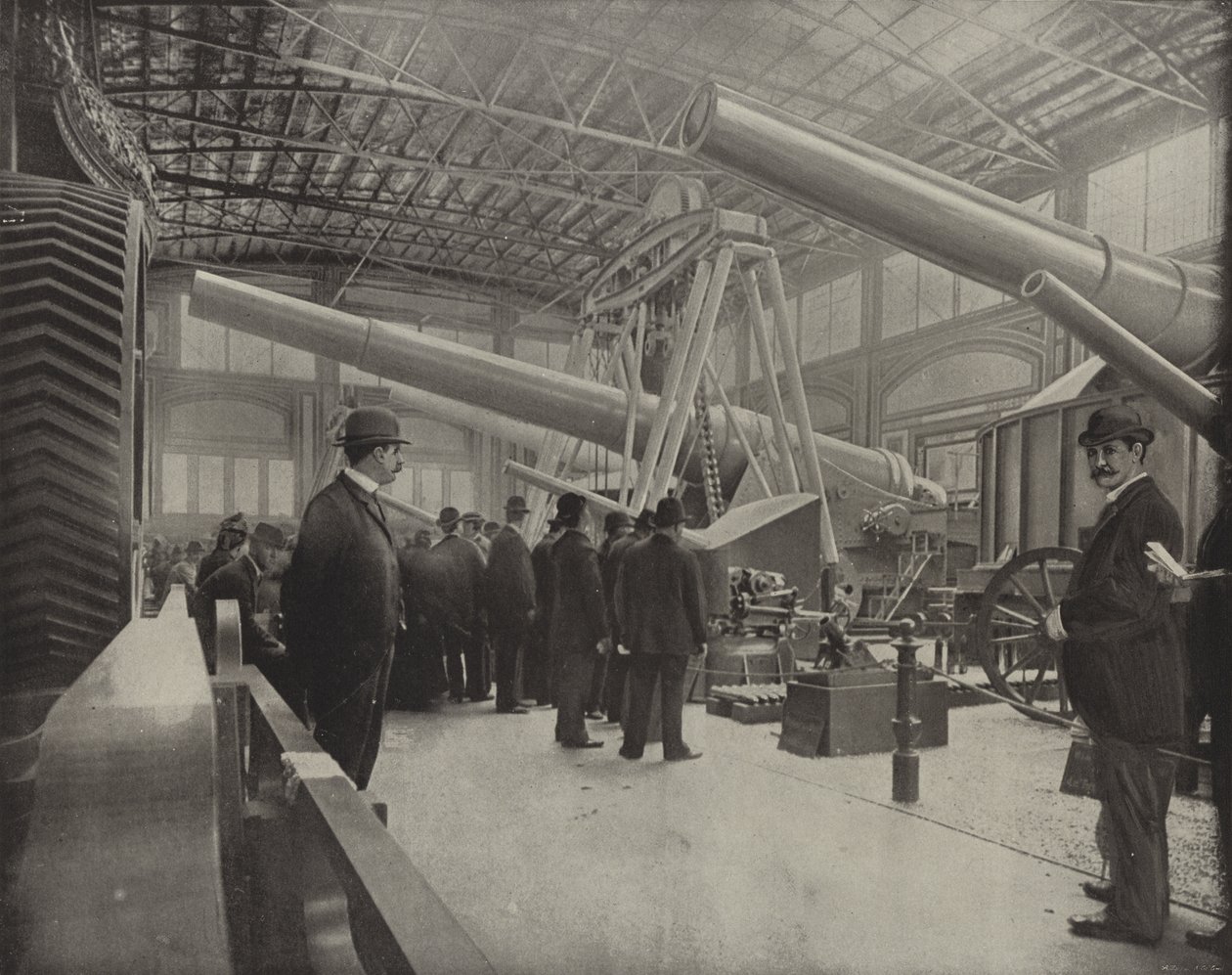 The Krupp Gun Exhibit by American Photographer