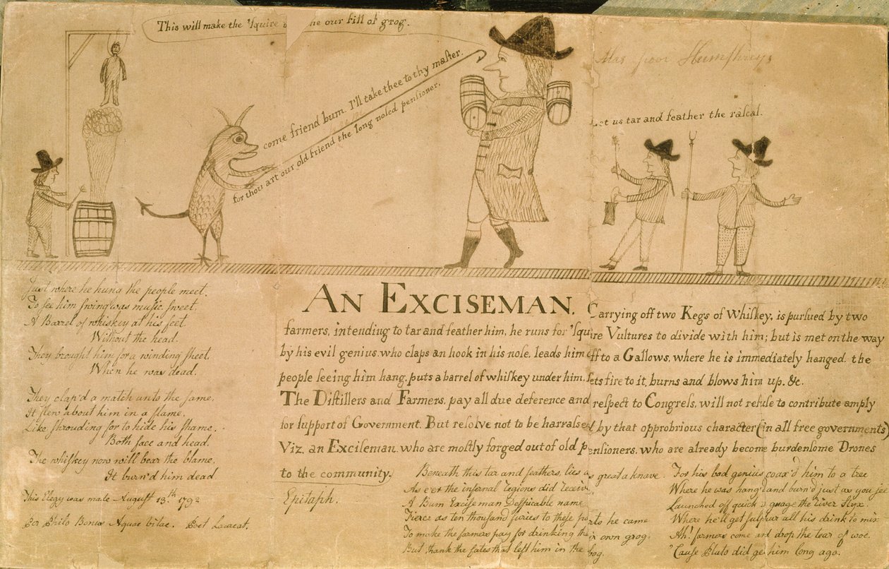 An Exciseman, c.1790 by American School