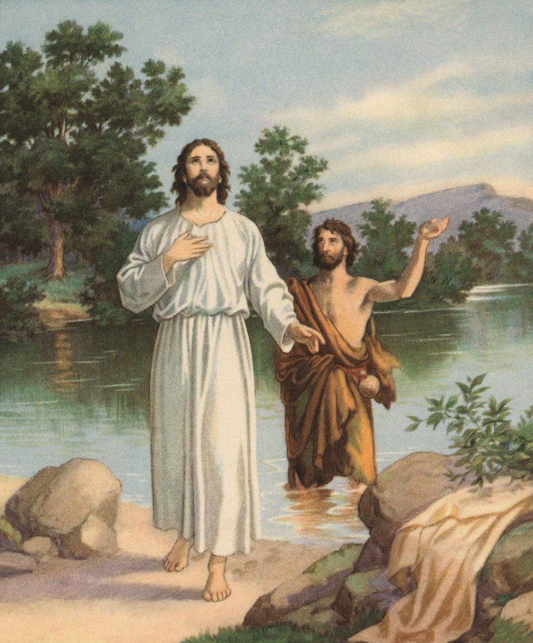 Baptism of Christ by American School