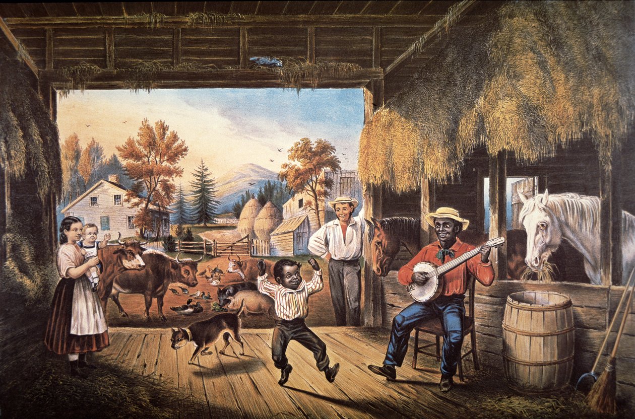 Barn dance in Kentucky by American School