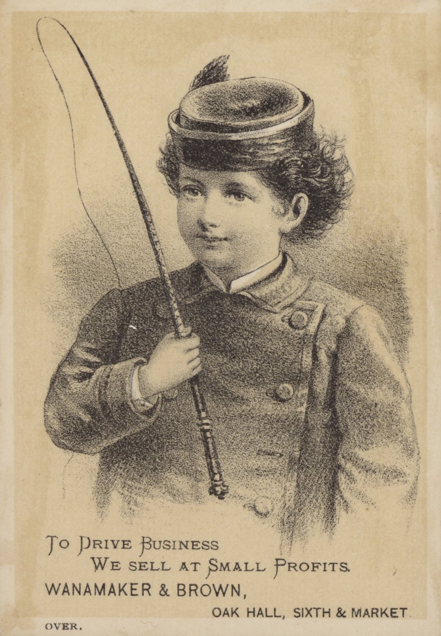 Boy Holding Riding Whip by American School